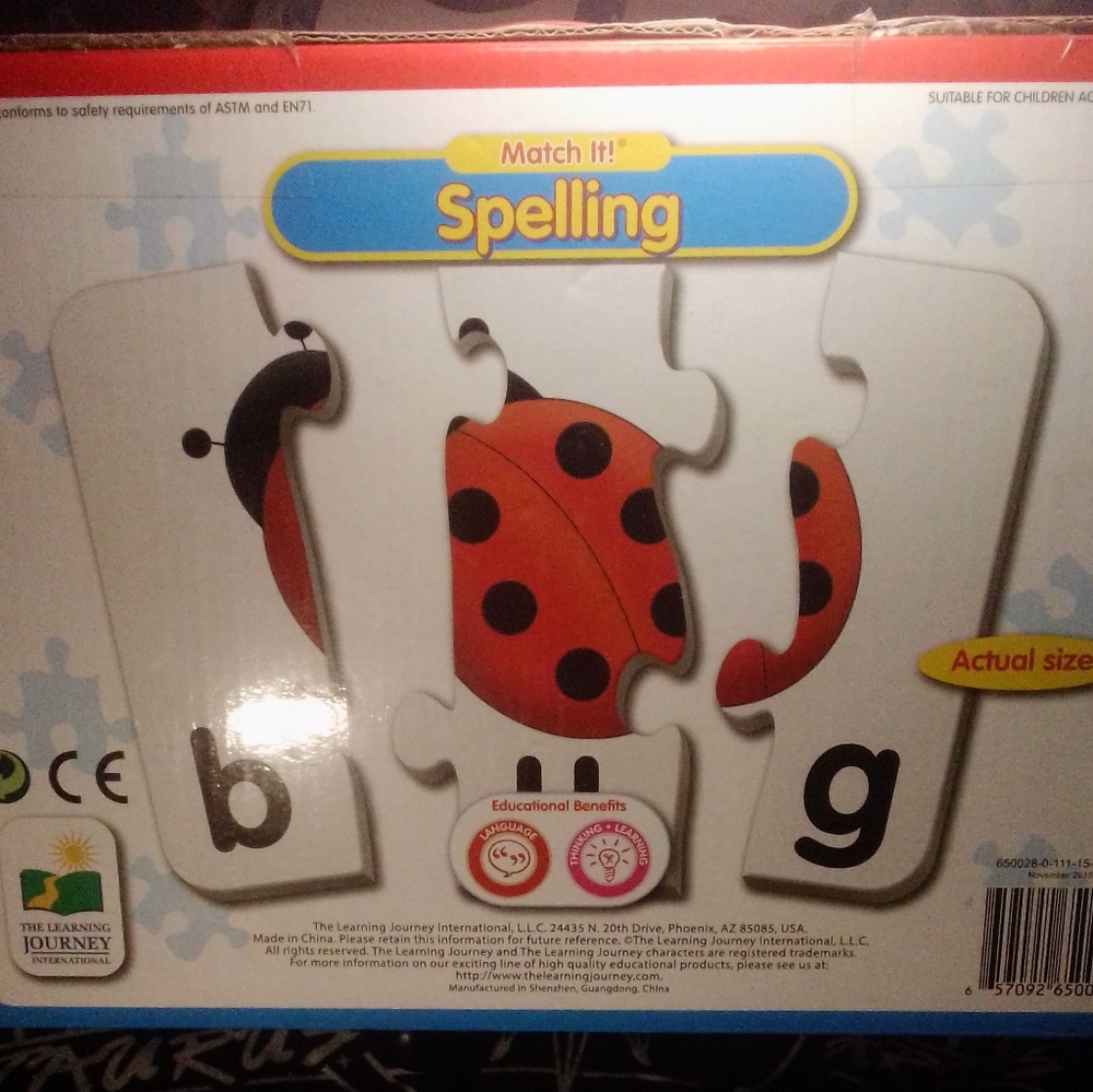 2 FOR $20 MATCH IT SPELLING GAME NEW - Picture 2 of 2